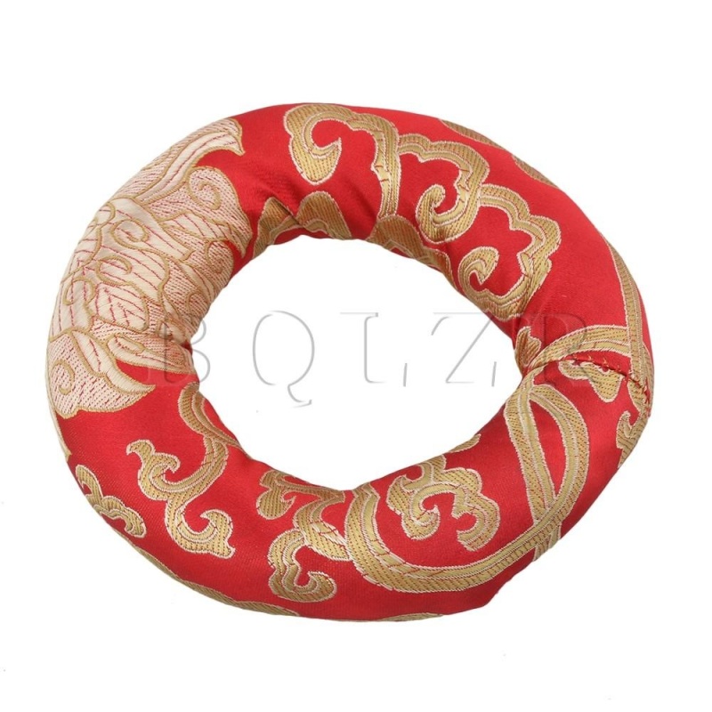 11x2.6cm Silk Singing Bowl Cushion Pillow Small Size - intl