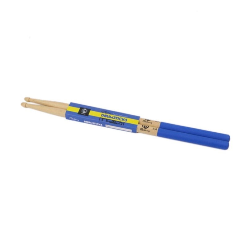 1Pair 5a Maple Drum Sticks Wood Wooden Tip Band Musical Instrument
Drumsticks Blue - intl