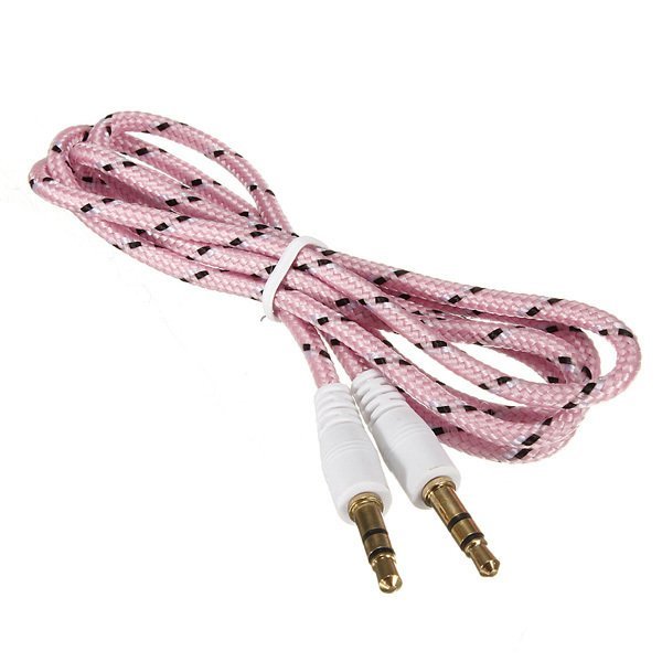 3.5mm Male to Male Stereo AUX Braided Car Cable Stereo Audio
Adapters MP3 ipod (Pink) - Intl 3.5mm Male to Male Stereo AUX Braided Car Cable Stereo Audio
Adapters MP3 ipod (Pink) - Intl