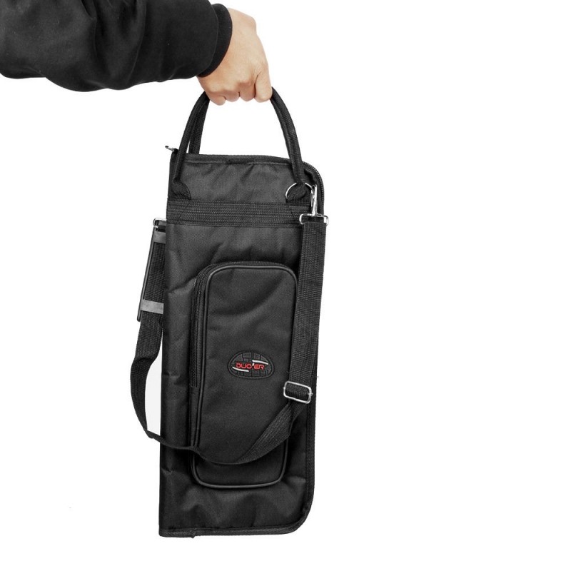 600D Water-resistant Drum Sticks Gig Bag Oxford Cloth Handy Strap Gripped Handle Pocket 5mm Cotton Padded - intl
