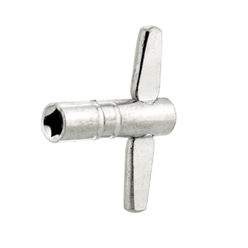 Adjustable 1/5" Silvery Drum Tuning Key Durable Great 5x5mm Square Socket - intl