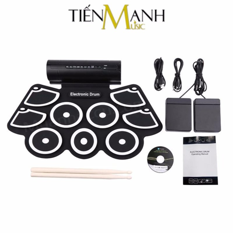 Bộ Trống điện tử Konix Portable Digital Drum MD760 (Hỗ trợ kết nối máy tính)