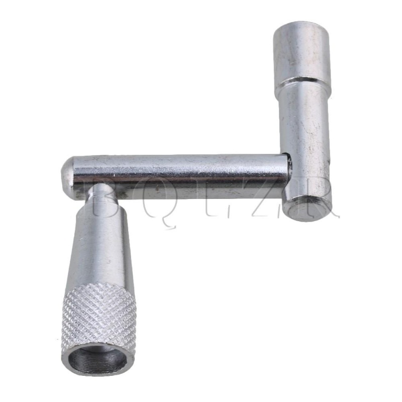 BQLZR 6x4.7cm Silver Zinc Alloy Z-Type Shelf Drum Tuning Key Silver
- intl