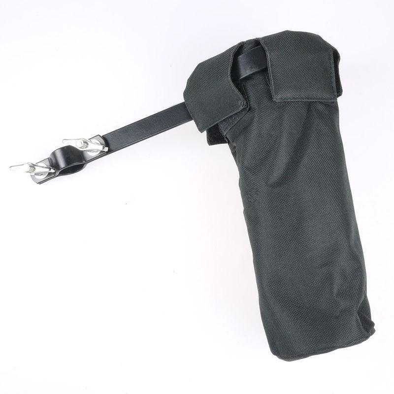 Canvas Drumsticks Holder Stage Style Clamp On Drum Stick Case Hammer Bag Black - intl