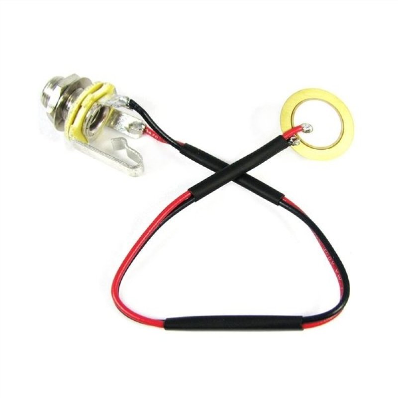 Cigar Box Guitar Parts Acoustic Pickup Pre-Wired Piezo Amplifier
Jack - intl