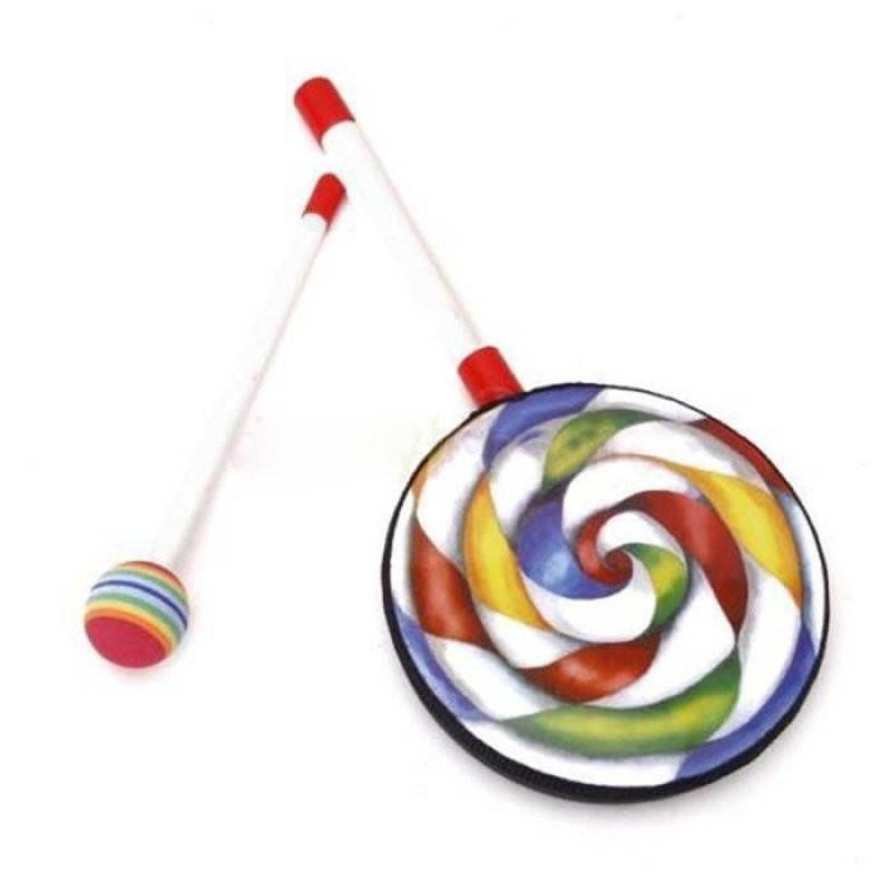 Cute Colorful Lollypop Wood Hand Drum Education Toy for Kids
Children Gift - intl