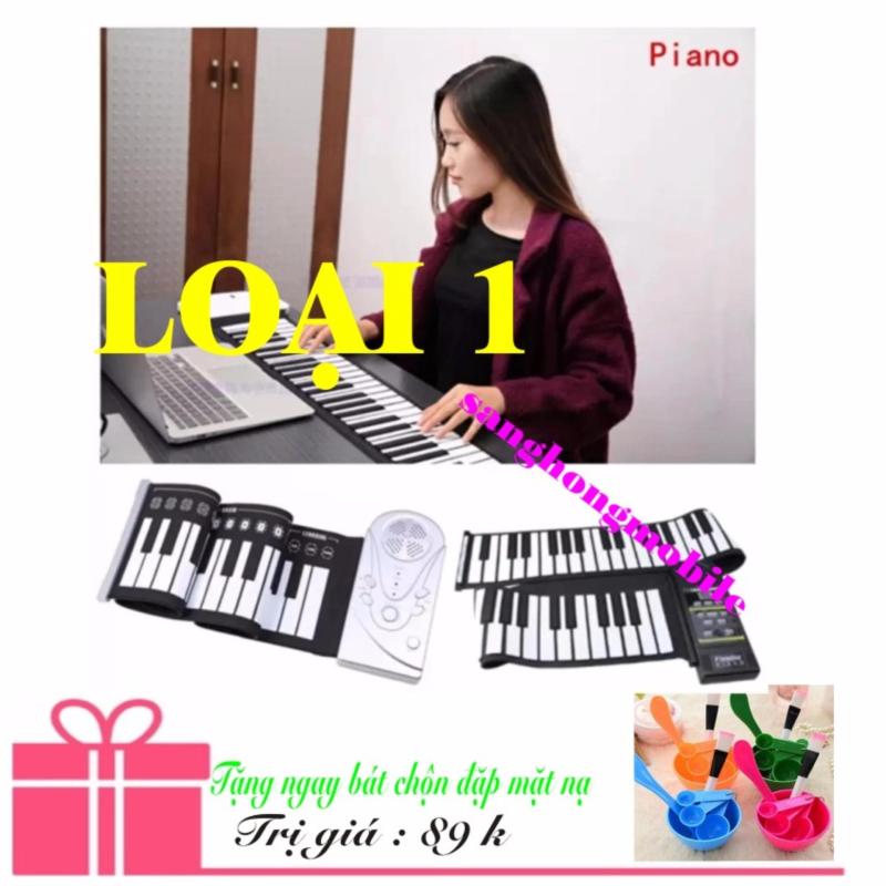 Đàn piano điện tử bàn phím cuộn dẻo 49 keys Loại 1 Công nghệ mới
2017 (trắng) + Bát trộn đắp mặt