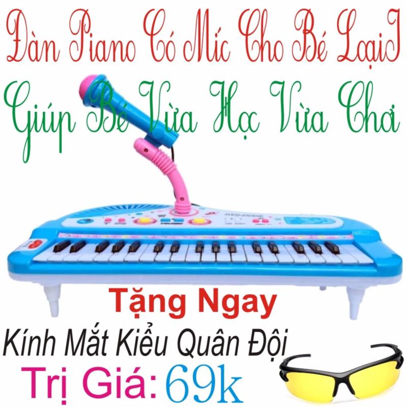 Đàn Piano Mini Có Míc Cho Bé Chất Lượng Âm Thanh Hay Loại Mới + Tặng Ngay Kính Mắt Kiểu Quân Đội Trị Giá 69k