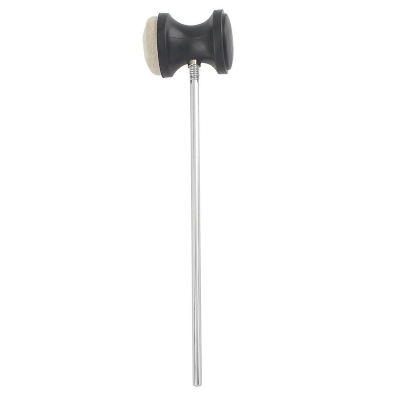 Drum Pedal Wool Felt Stainless Steel Handle 1pcs Instrument Accessory Part High Quality - intl