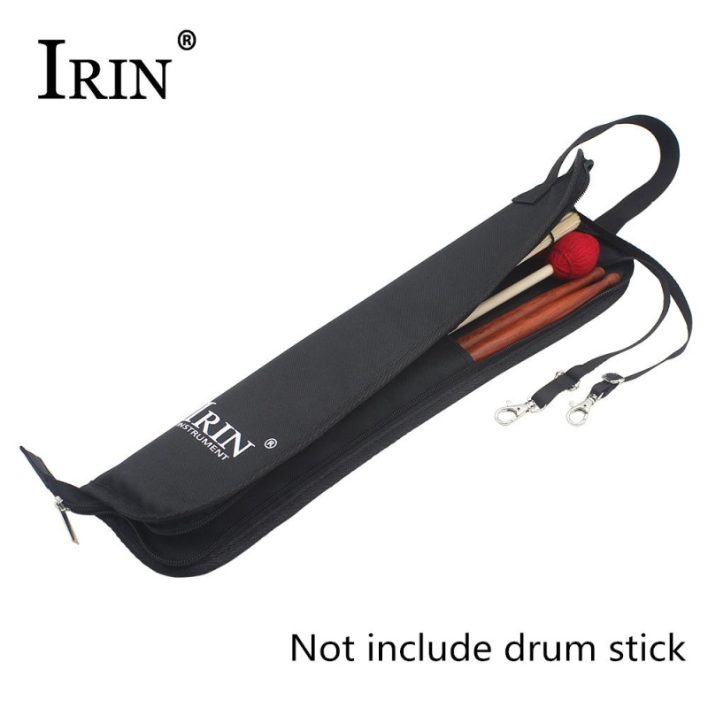 Drum Stick Bag Case with Handy Strap Water-resistant Oxford Cloth Design (Black) - intl