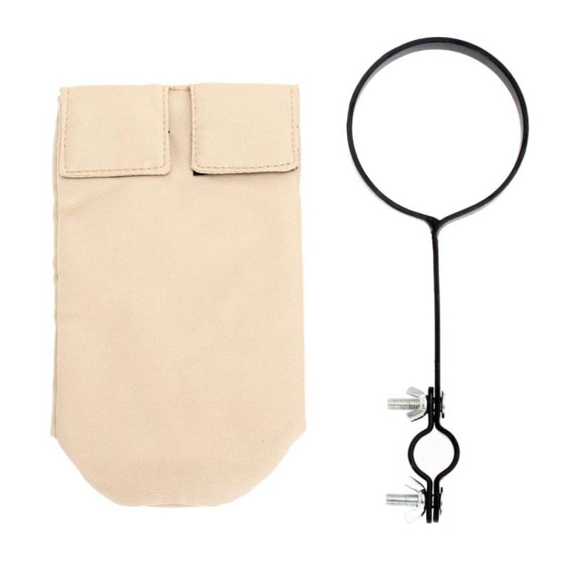 Drumstick Holder Bag with Support Bracket (Khaki) - intl