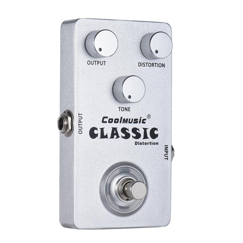 Electric Guitar Analog Distortion Effect Pedal True Bypass Full Metal Shell - intl