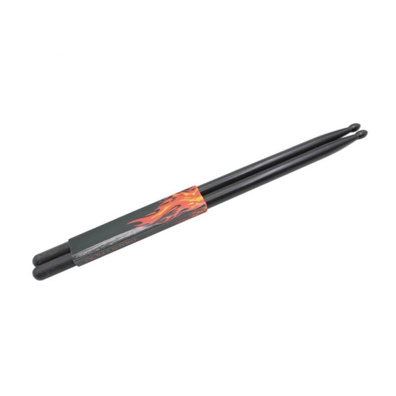 Foraineam Foraineam 2 Pair 40cm 5a Drum Sticks Made Of Maple Black - intl