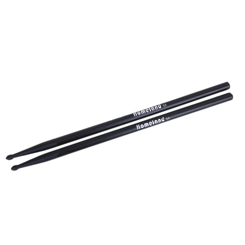 Homeland A Pair Music Band Maple Wood Black Drumsticks 5A - intl