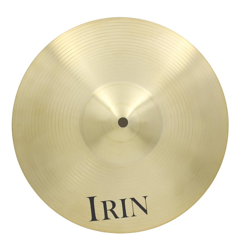 IRIN 16 Inch Brass Alloy Crash Ride Hi-Hat Cymbal for Drum Set - intl