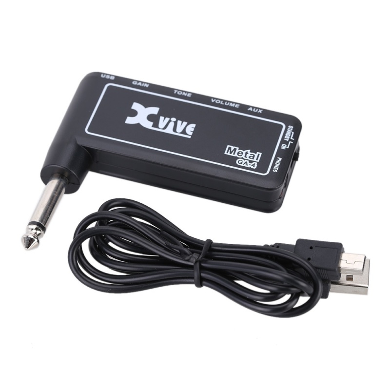 Media, Music Books Amps Ga4 Metal Mini Portable Rechargeable
Electric Guitar Plug Headphone Amp Amplifier - intl
