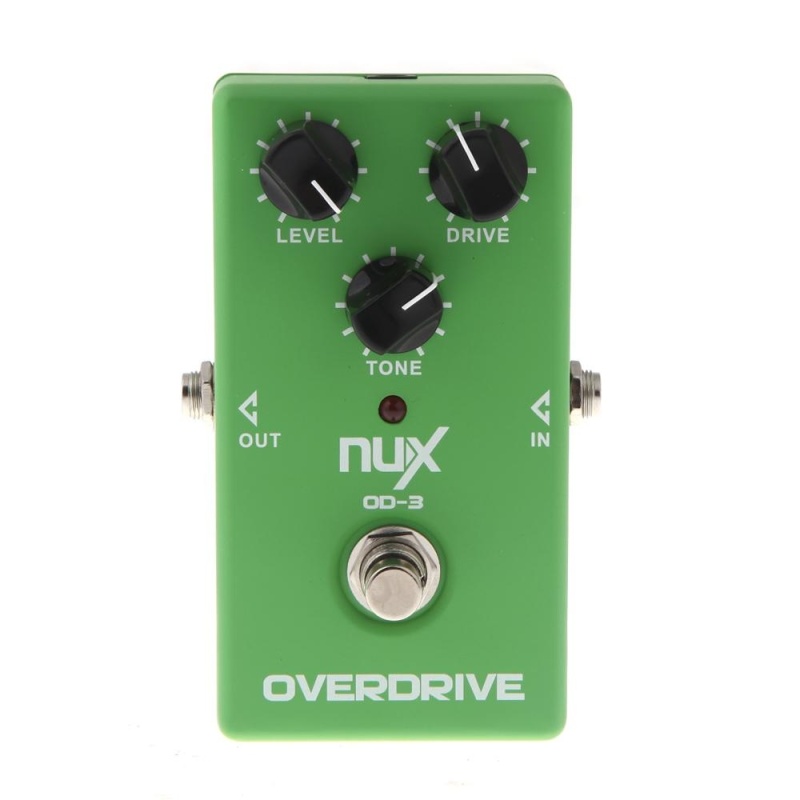 NUX OD-3 Overdrive Guitar Electric Effect Pedal Ture Bypass Green - intl