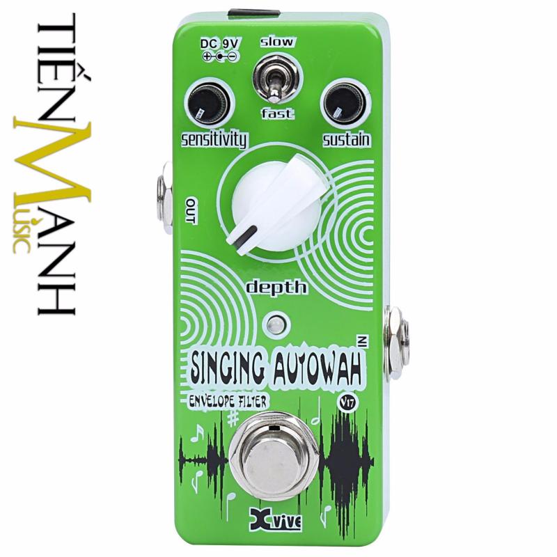 Phơ Guitar Xvive Analog Singing Autowah V17 (Có Nguồn xịn đi kèm -
Bàn đạp Fuzz Pedals Effects Wah-Wah)