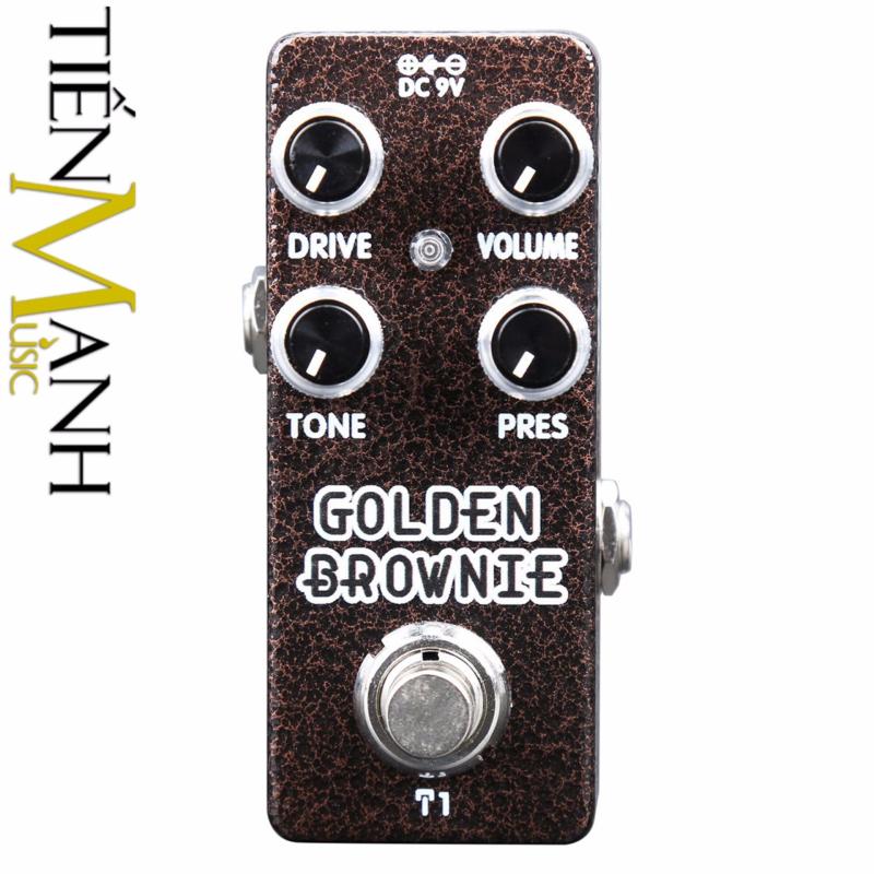 Phơ Guitar Xvive Golden Brownie T1 (Có Nguồn xịn đi kèm - Bàn đạp
Fuzz Pedals Effects)