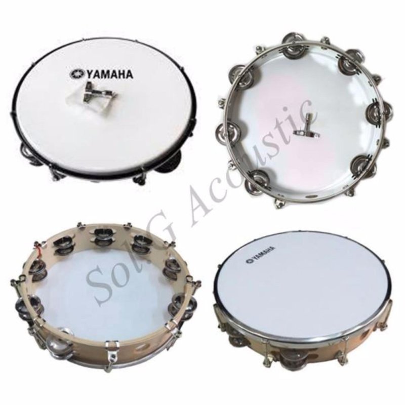 Tambourine Yamaha màu trắng