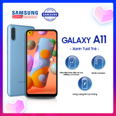 Điện thoại Samsung Galaxy A11 32GB (3GB RAM) – Màn hình tràn viền vô cực Infinity-O 6.4 inch – Sim kép – Pin 4000mAH – Hàng phân phối chính hãng.