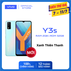 Điện thoại Vivo Y3s (2GB/32GB) – Hàng chính hãng – Bảo Hành 12 tháng – Freeship