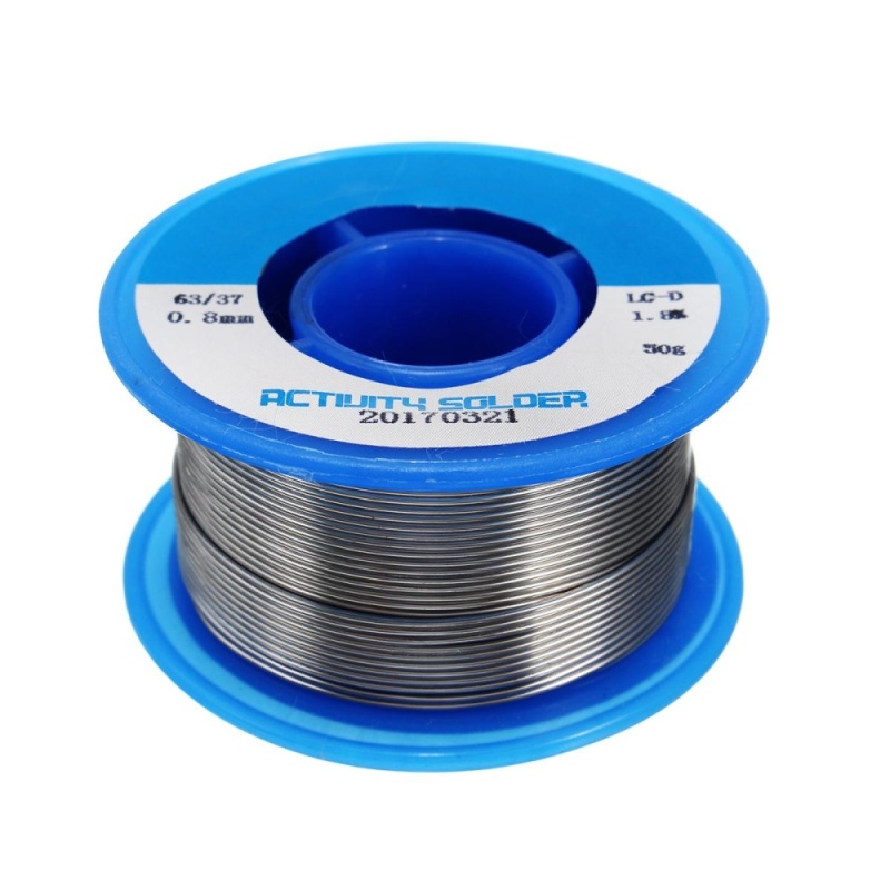Bảng giá 0.8mm 63sn Tin Lead Line Rosin Core Flux Soldering Solder Welding Iron Wire Re - intl