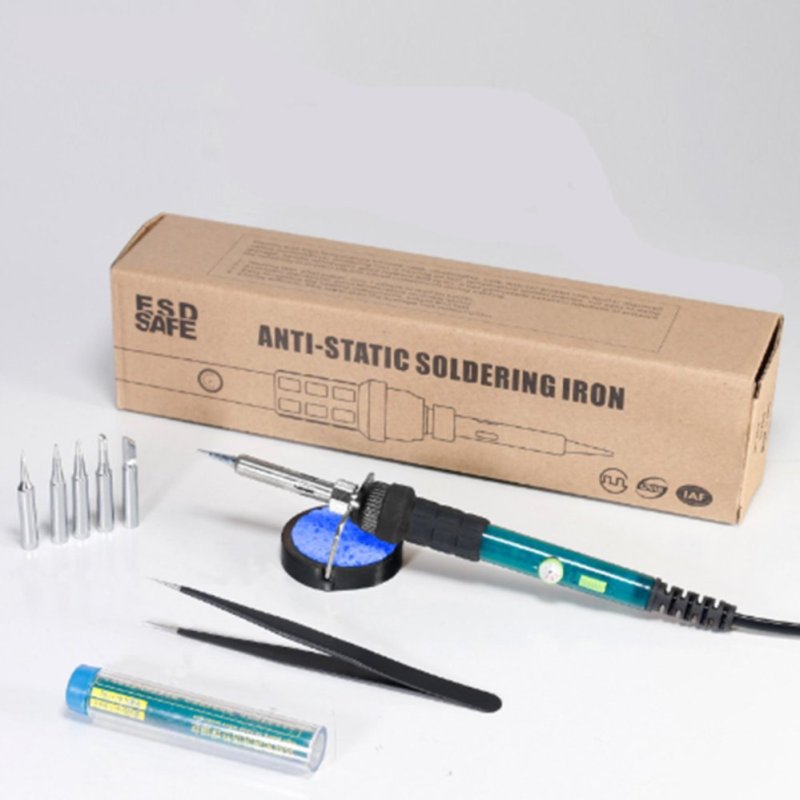 110V 220V Optional Soldering Iron 60W YIHUA 947-III Soldering Iron
Kit With Temperature Control Switch - intl