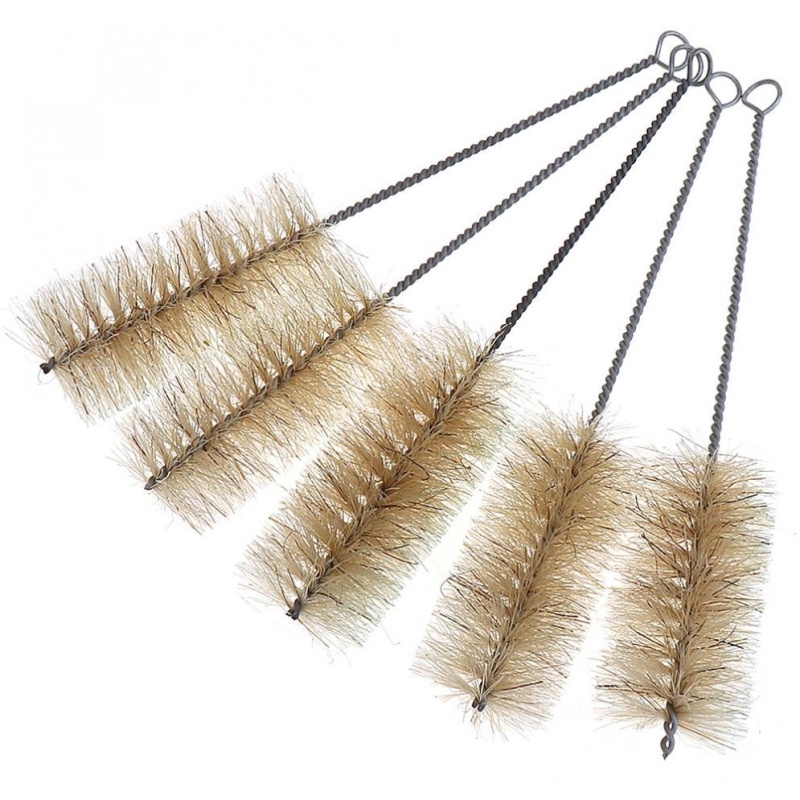 5pcs Industry Nylon Stainless Steel Pipe Brush for Clean / Remove Rust - intl