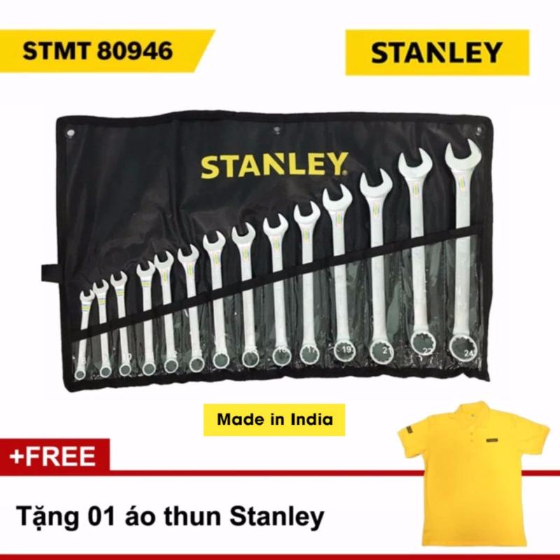 Bảng giá Bộ cờ lê vòng miệng Stanley 14 chi tiết STMT80946 (8-24mm) + Tặng áo thun Stanley