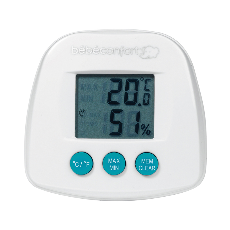 Đồng hồ điện tử đo nhiệt độ, độ ẩm phòng Bebe confort