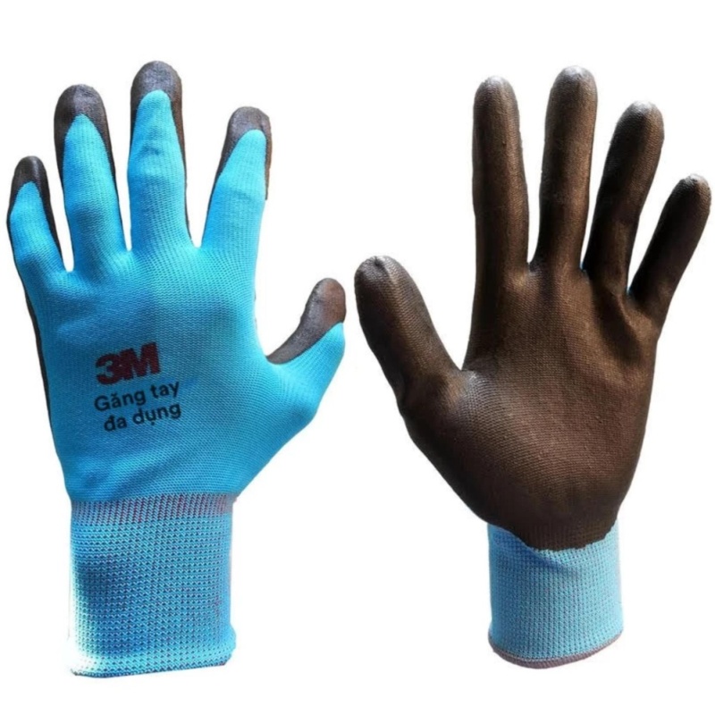 Găng tay bảo vệ 3M Comfort Grip Gloves size M (Xanh da trời)