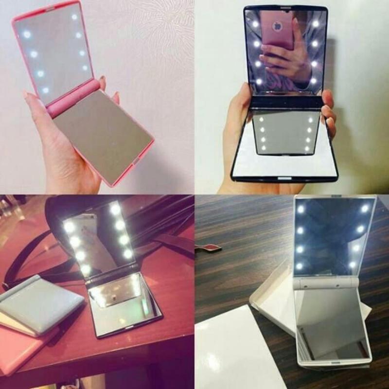 gương mini bỏ túi cá nhân có đèn led sành điệu