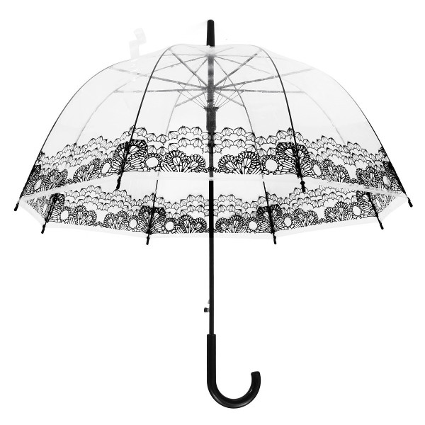 Lady Transparent Lace Umbrella Girl Beard Outdoor House Creative Elegant Rain Gear Lacework - Intl