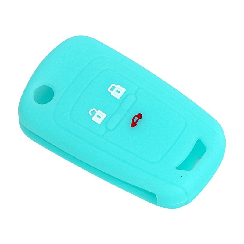 Remote Key For Chevrolet Cruze 2013 Key Case For Car 3 Buttons Luminous Option Cover Case Silicone Auto Key Cover - intl