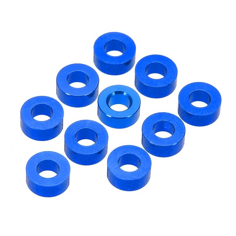 Bảng giá Suleve M3AN3 10Pcs M3 Thickening Flat Grommet Gasket Washer Spacer Multi-color Aluminum alloy - intl