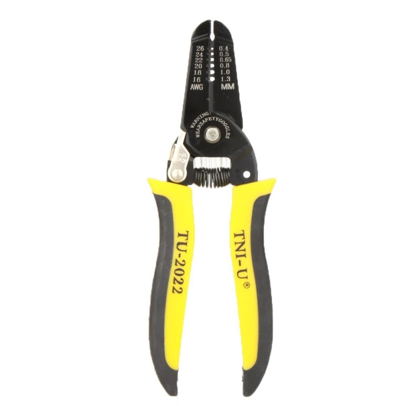 TU-2022 Precise Wire Stripper/Cutter Tool Clamp & Steel Wire Cable Cutter Plier Tool Stripping 26-16AWG - intl