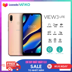 Điện thoại Wiko View 3 Lite – Ram 2GB, Rom 32GB, Pin 4000 mAh, Màn hình 6.09”, Camera kép, Chip 8 nhân – Hàng chính hãng