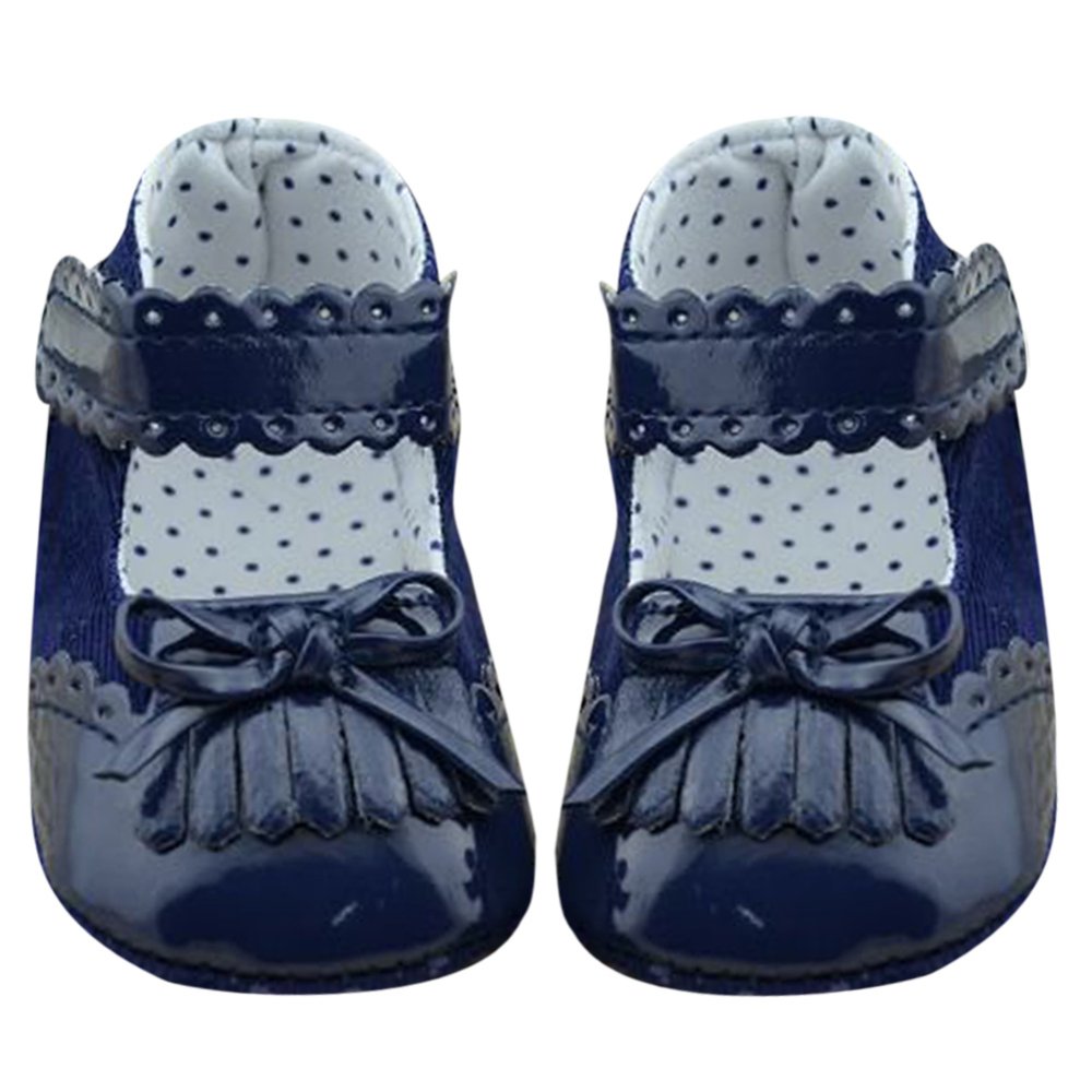 navy blue infant shoes