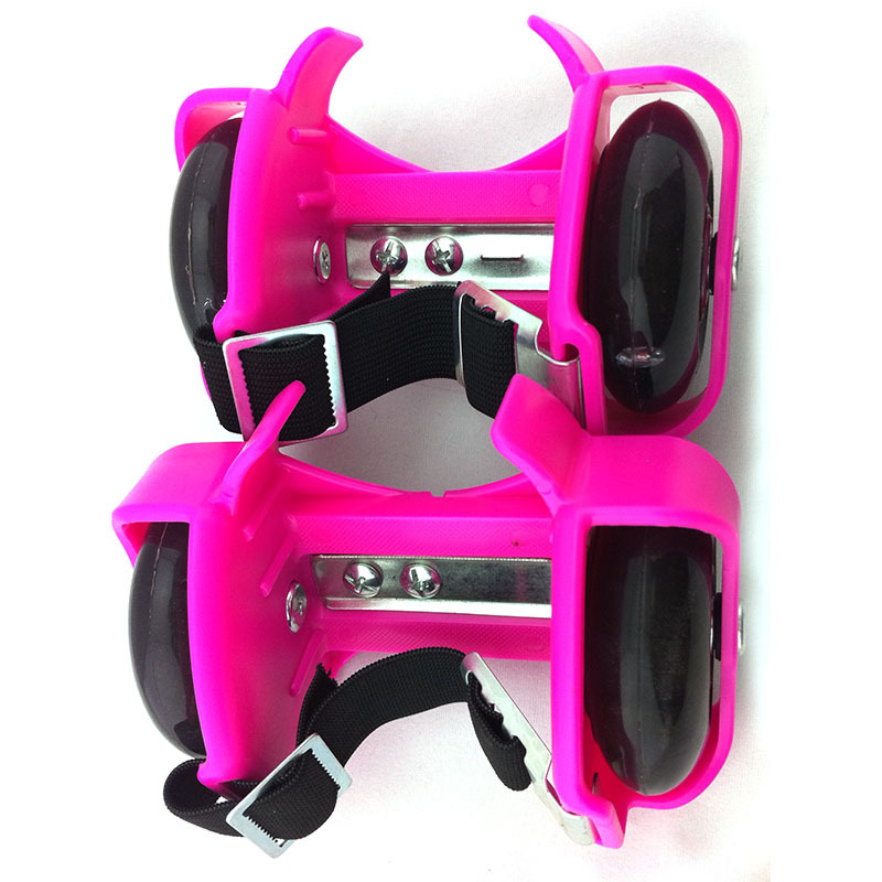 Phân phối Giầy trượt phát sáng Flashing Roller Skate loại 2 bánh xe (Hồng)