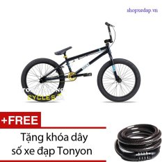 Xe đạp BMX Jett Bronx 2016 (Đen) + Tặng khóa dây số xe đạp Tonyon