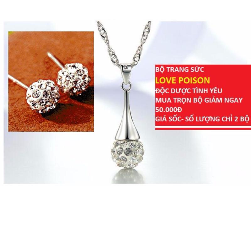BỘ TRANG SỨC LOVE POISON (DƯỢC TÌNH)-TRẮNG BẠC