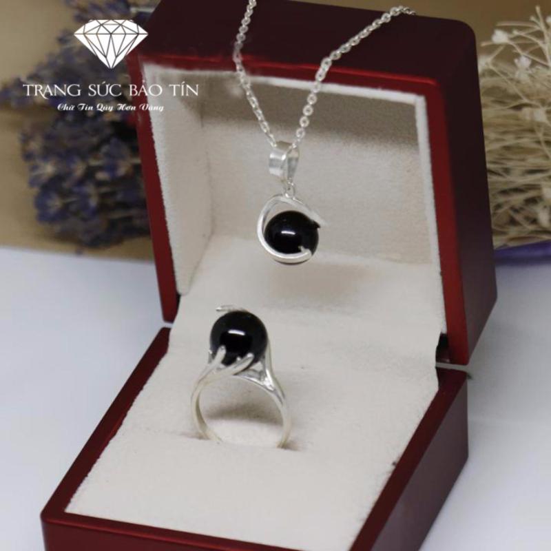 Bộ Trang Sức Phong Thủy Đá Obsidian Cao Cấp - Thương Hiệu Bảo Tín
