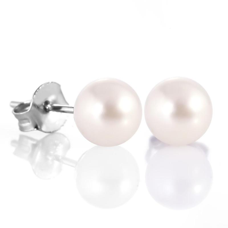 Bông tai bạc Brightly Pearl | Eropi