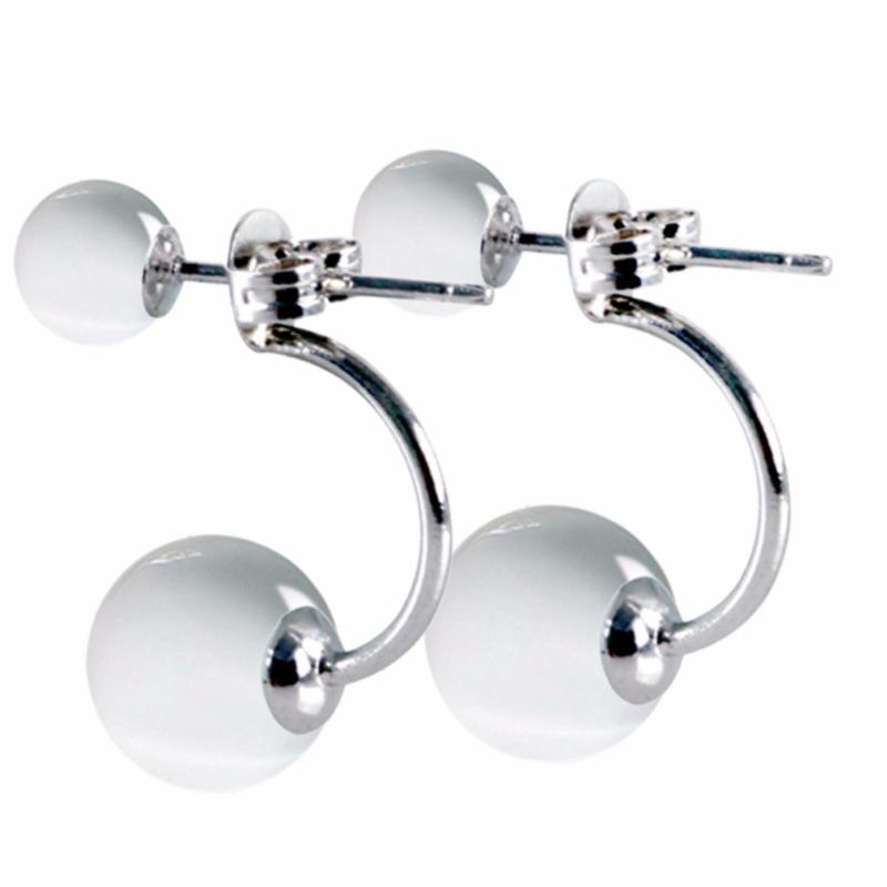 Bông tai nữ ngọc trai mẫu đẹp giá rẻ 6mm và 10mm