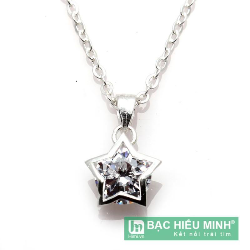 Dây Và Mặt Dây Chuyền Bạc Ý DMD110 Ngôi Sao May Mắn