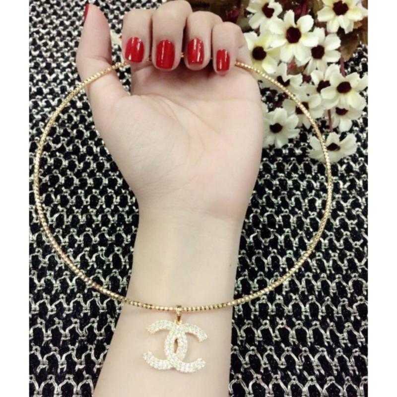 Kiềng Cổ Xi Vàng 18K Channel Gadoshop