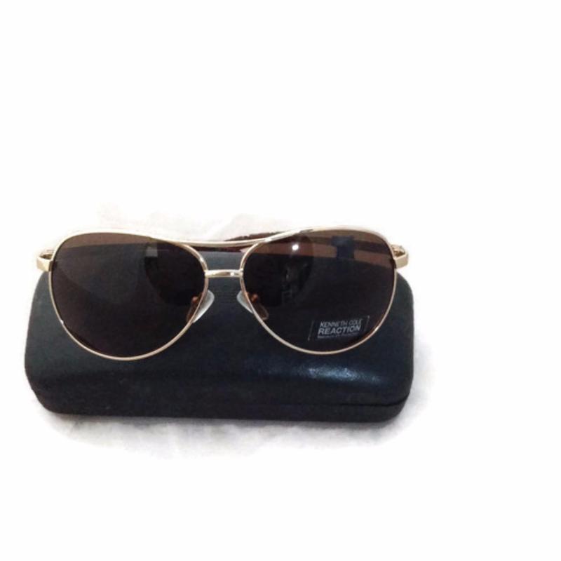 Giá bán Kính đeo mắt bảo vệ khỏi tia UV unisex Kenneth Cole gold/brown (Mỹ)