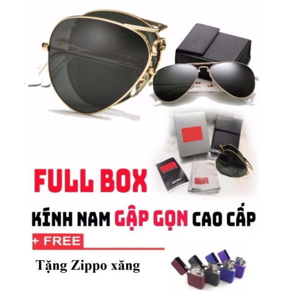 Giá bán Kính Mát Nam Cao Cấp Gập Gọn Full Box -No.1