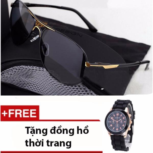 Giá bán Kính mắt thời trang nam P8000 & Tặng đồng hồ thời trang & Tặng 1 Voucher mua hàng